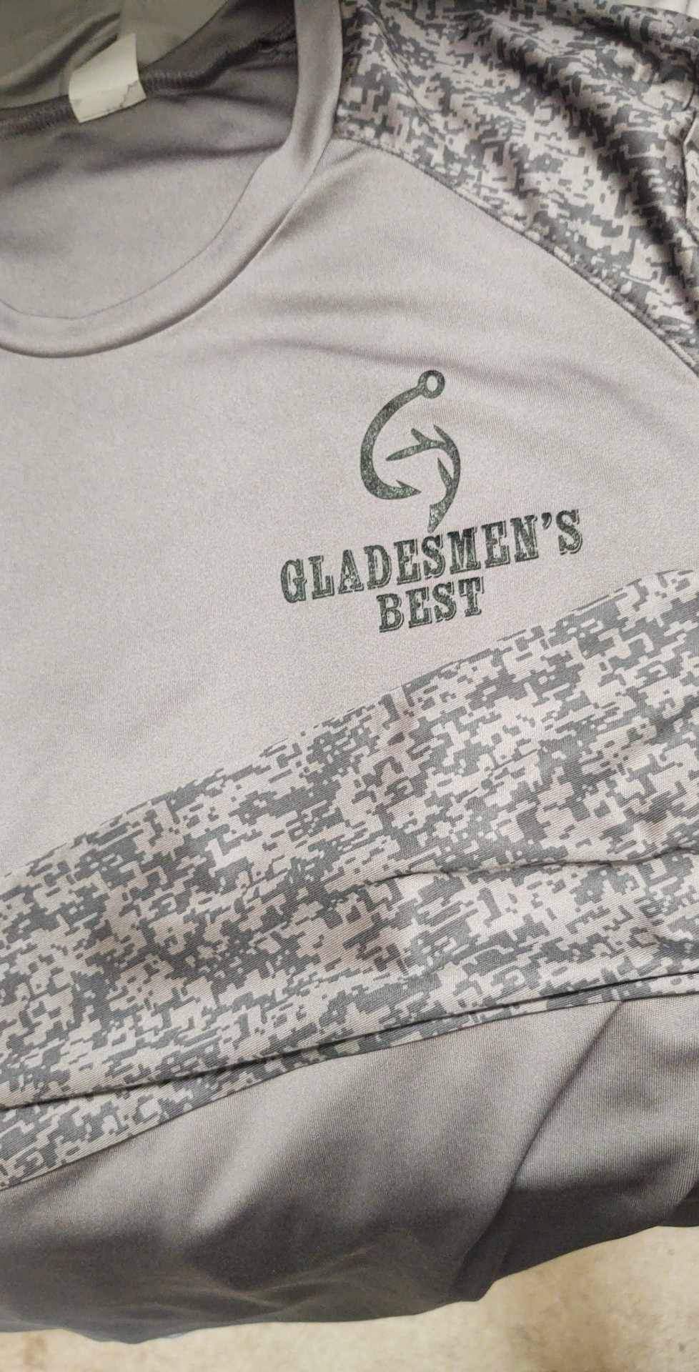 Gladesmen's Best Dri-Fit Digital Camo Long Sleeve in Grey