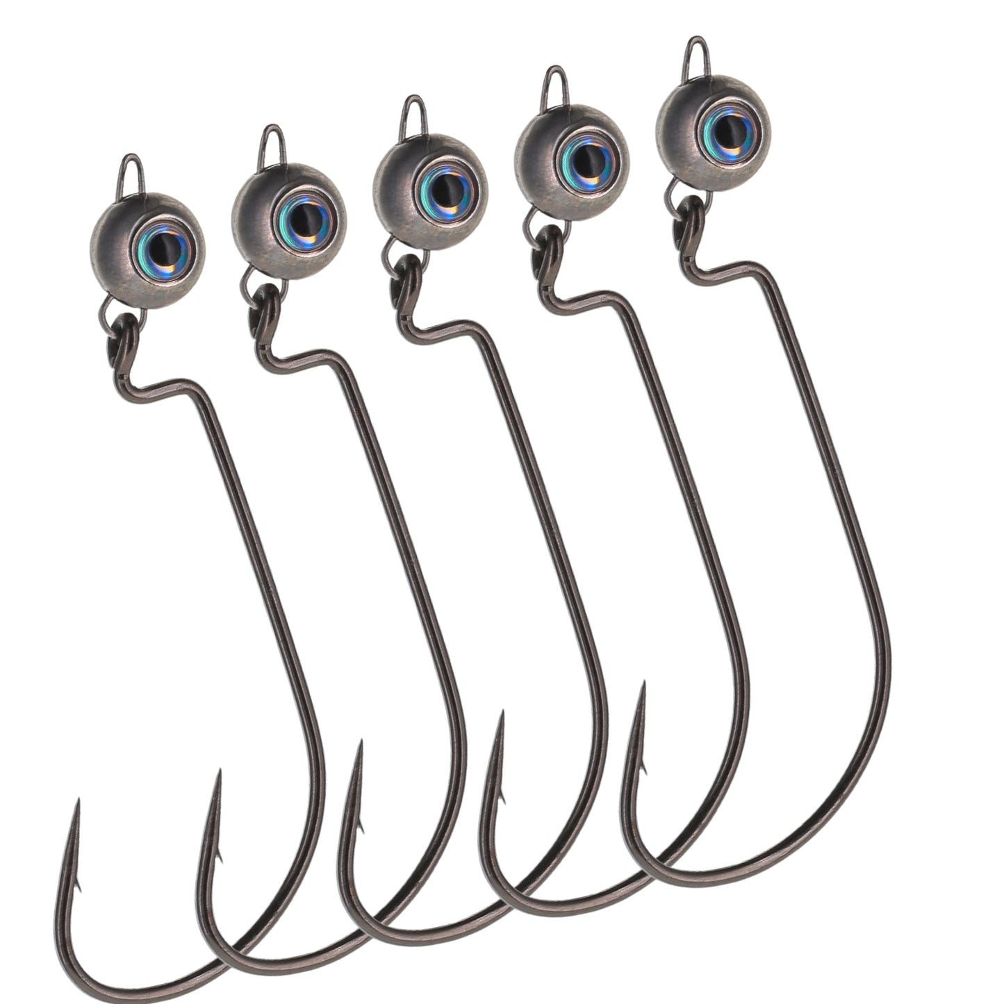 Reaction Tackle Tungsten Free Swing Jig Head- 5-Pack - New