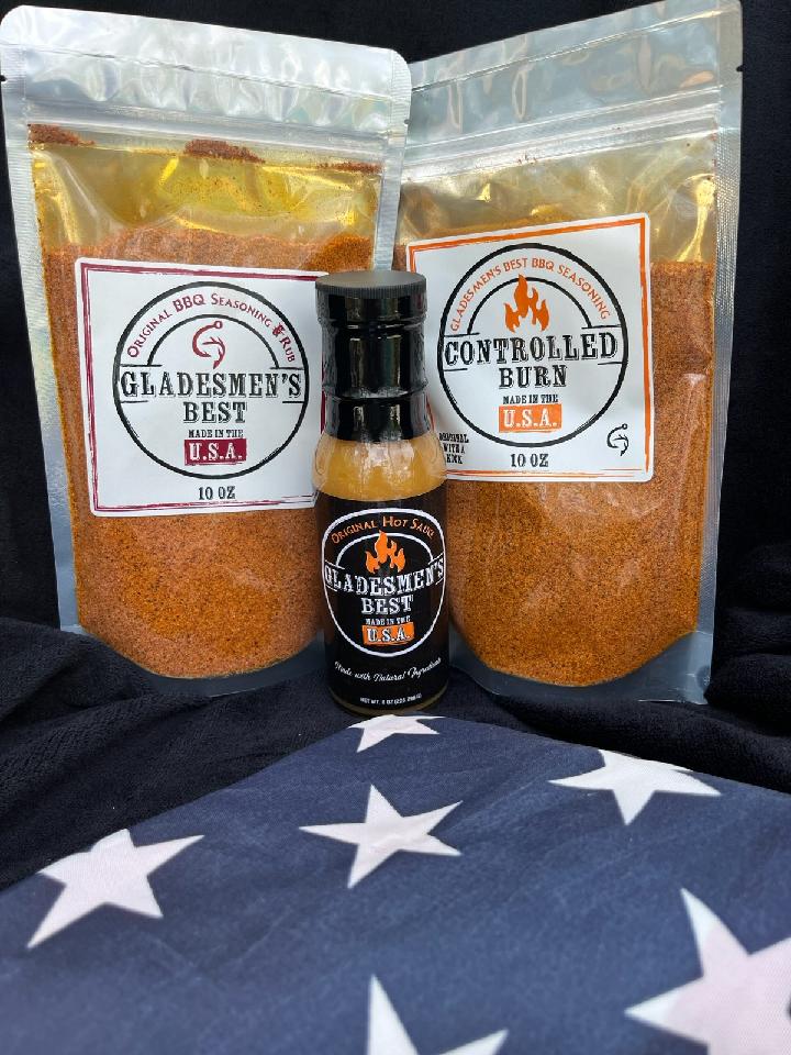 10oz Hot Sauce & Seasoning Gift Set