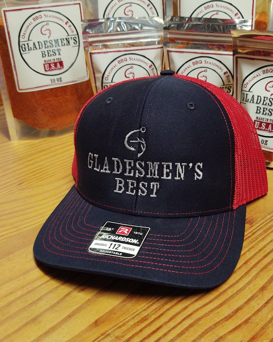 Gladesmen's Best - Side Logo Snapback Hat - Orange