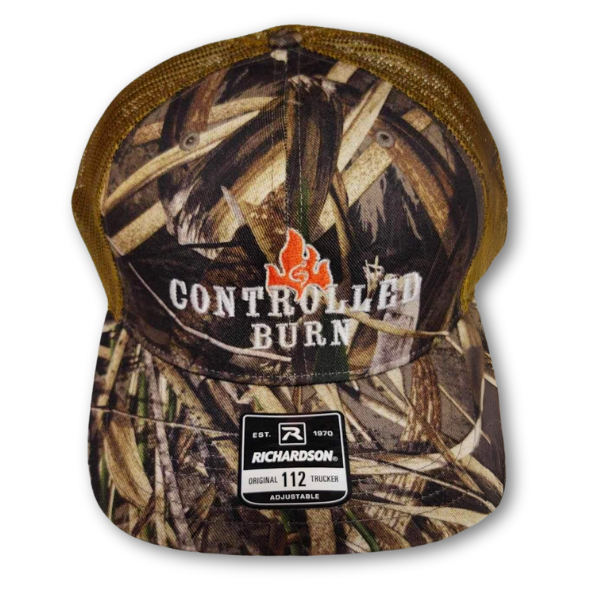 Controlled Burn Snapback Hat in Realtree Camo