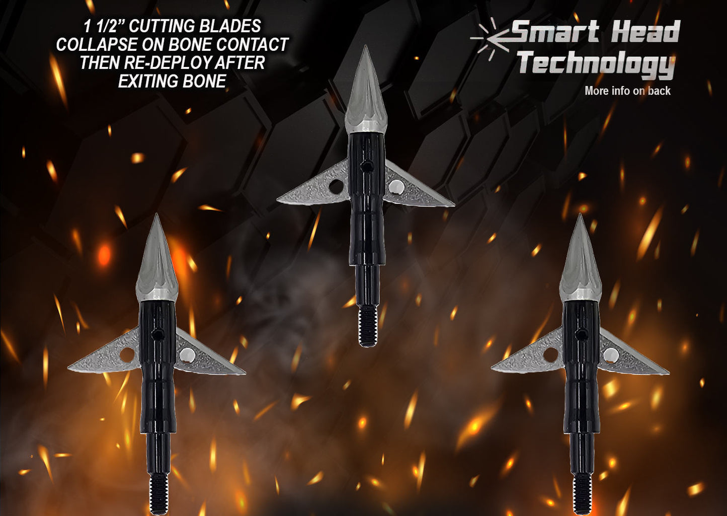 APOLLO 125 GRAIN BROADHEADS (3 PACK) (FORMERLY HERA)