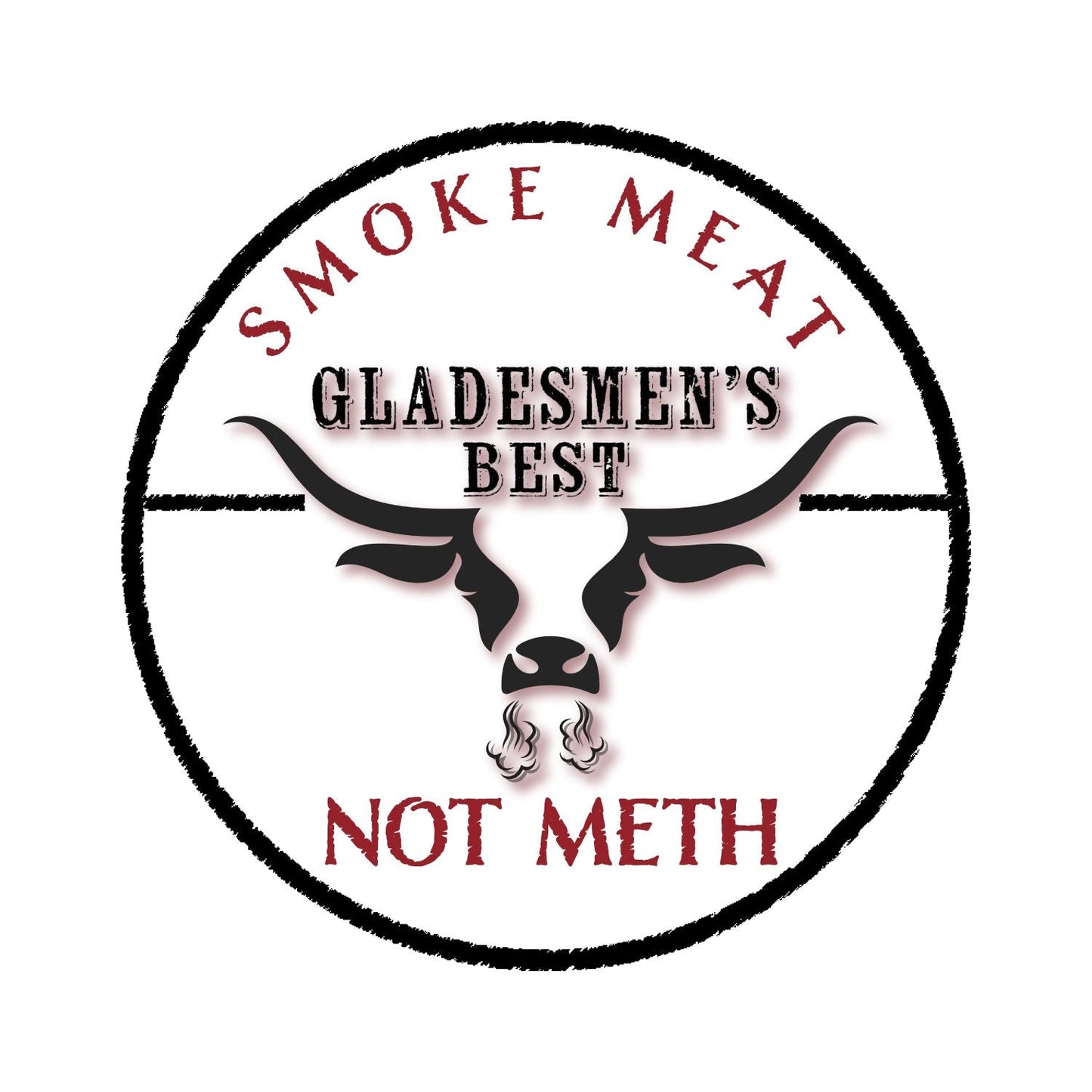 4" Round Gladesmen's Best Stickers