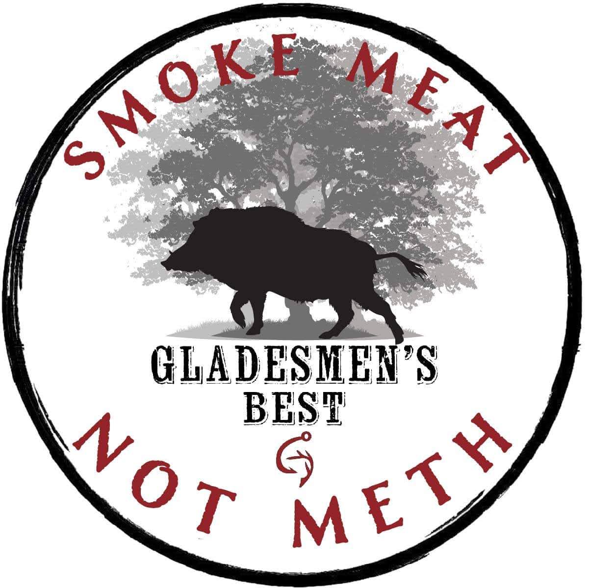 4" Round Gladesmen's Best Stickers